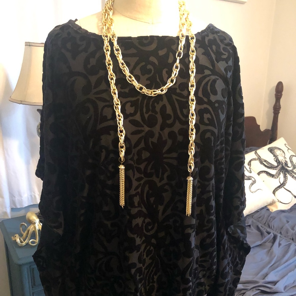 Dana Buchman NWT black top size L